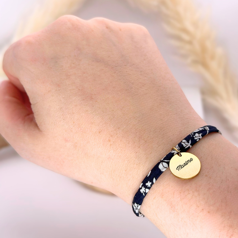 Bracelet Liberty "Nuit Fleurie" – Plaqué or