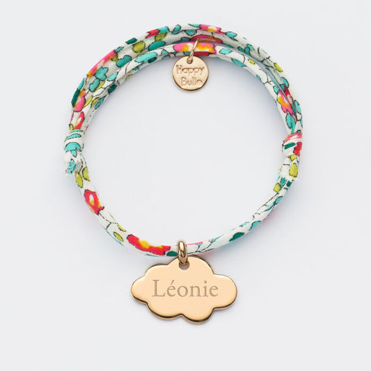 Bracelet enfant Liberty personnalisé - nuage