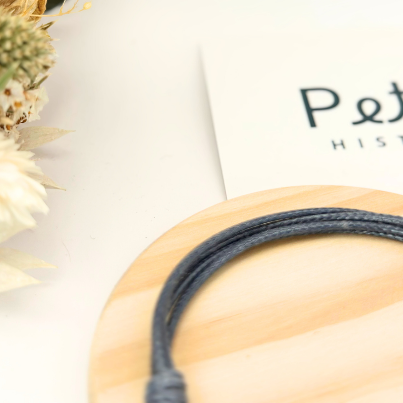 Bracelet gourmette personnalisé – Gris"Plaqué or"