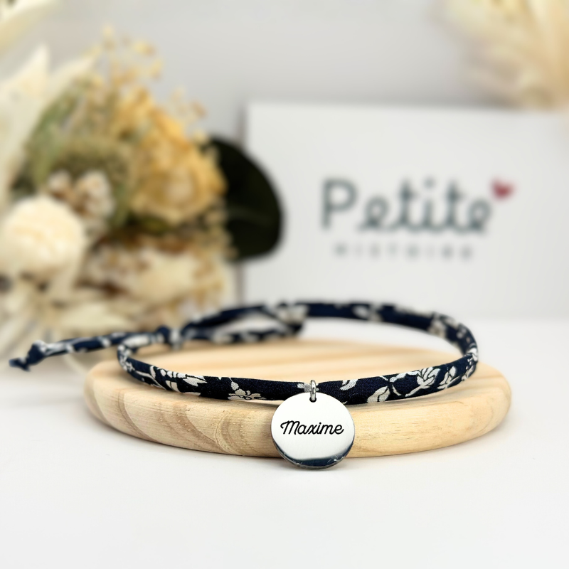 Bracelet Liberty – Nuit Fleurie Argent