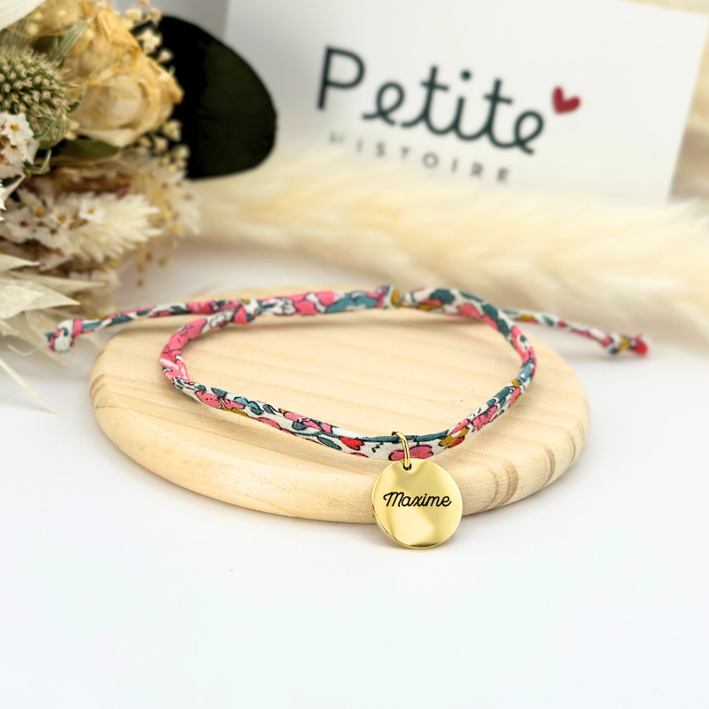 Bracelet Liberty – Rose tendre – plaqué or