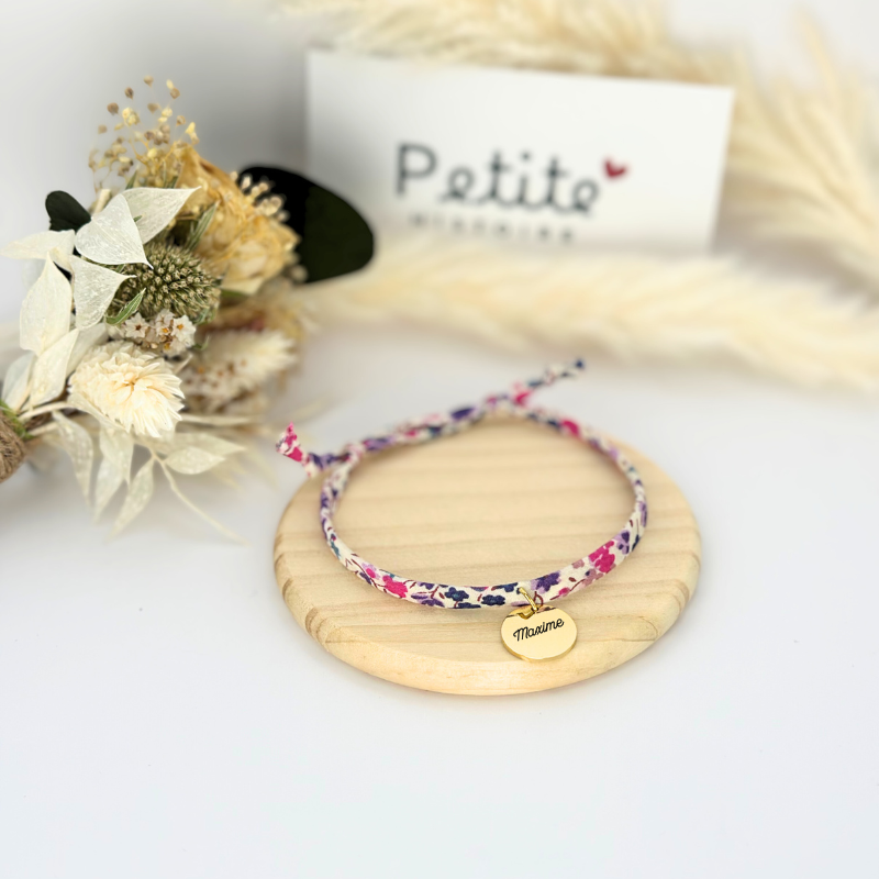 Bracelet Liberty Pivoines – plaqué or