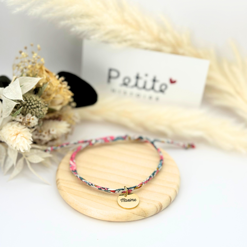 Bracelet Liberty – Rose tendre – plaqué or