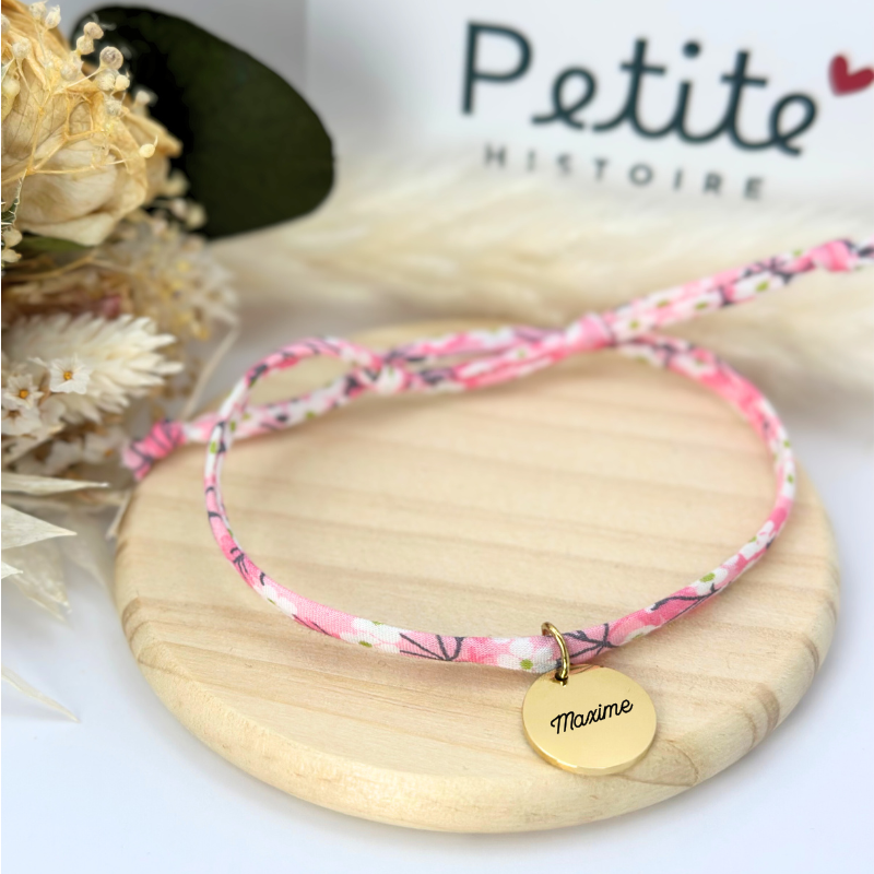 Bracelet Liberty – Cerisier du Japon – plaqué or