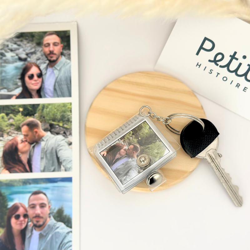 Porte-clés album photos
