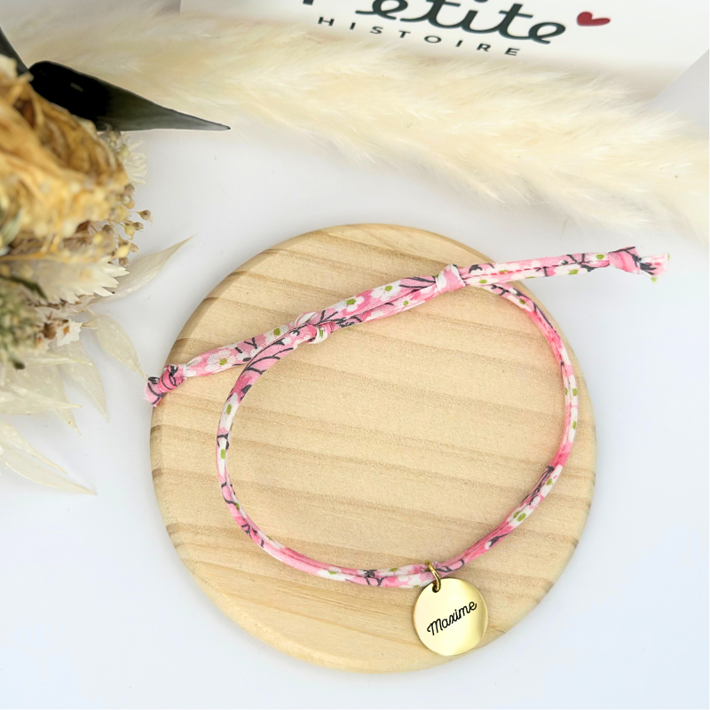 Bracelet Liberty – Cerisier du Japon – plaqué or