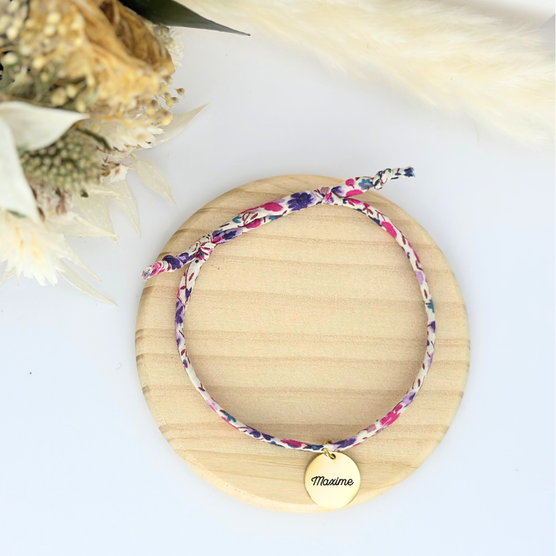 Bracelet Liberty Pivoines – plaqué or