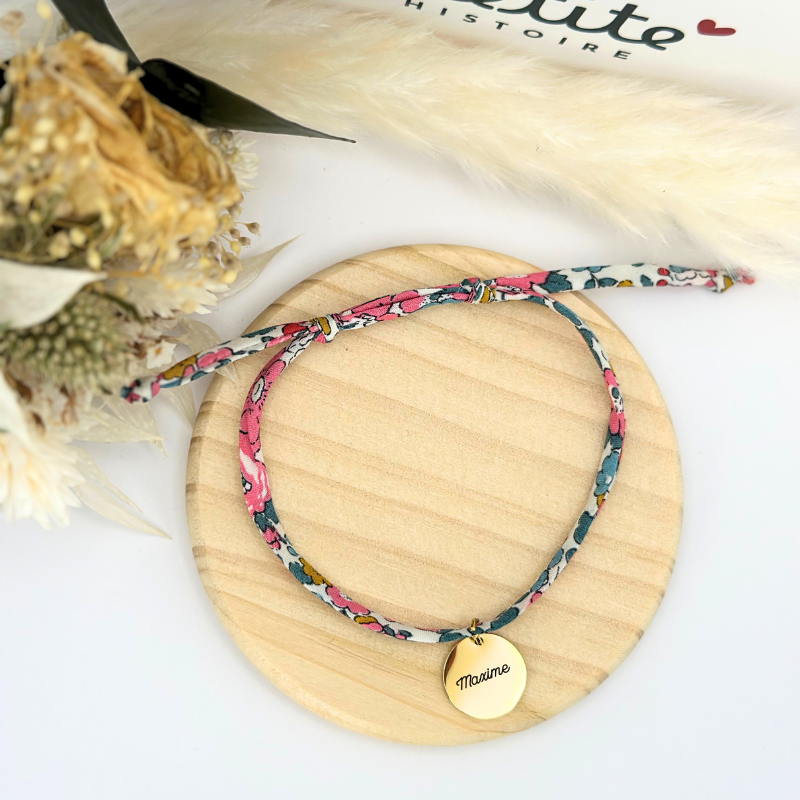 Bracelet Liberty – Rose tendre – plaqué or