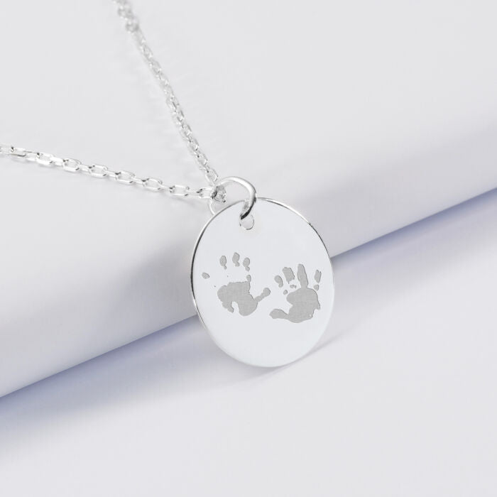 Pendentif homme personnalisé médaille gravée