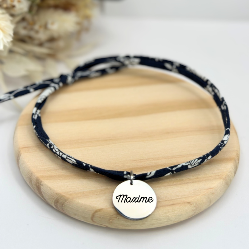 Bracelet Liberty – Nuit Fleurie Argent