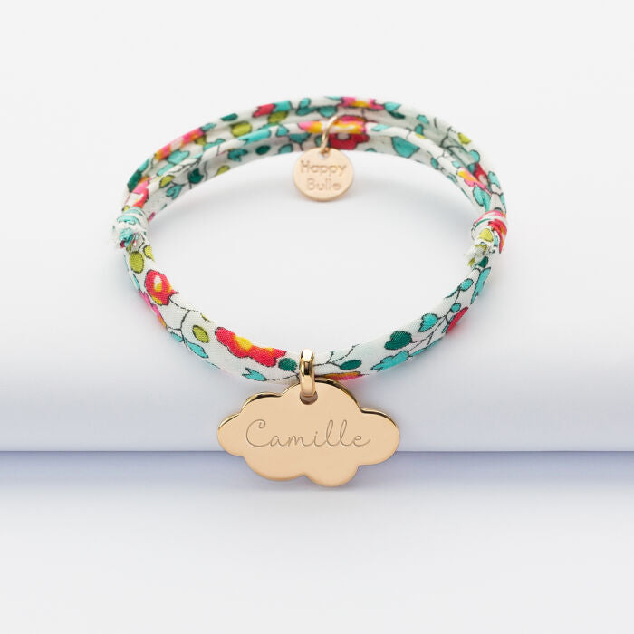 Bracelet enfant Liberty personnalisé - nuage