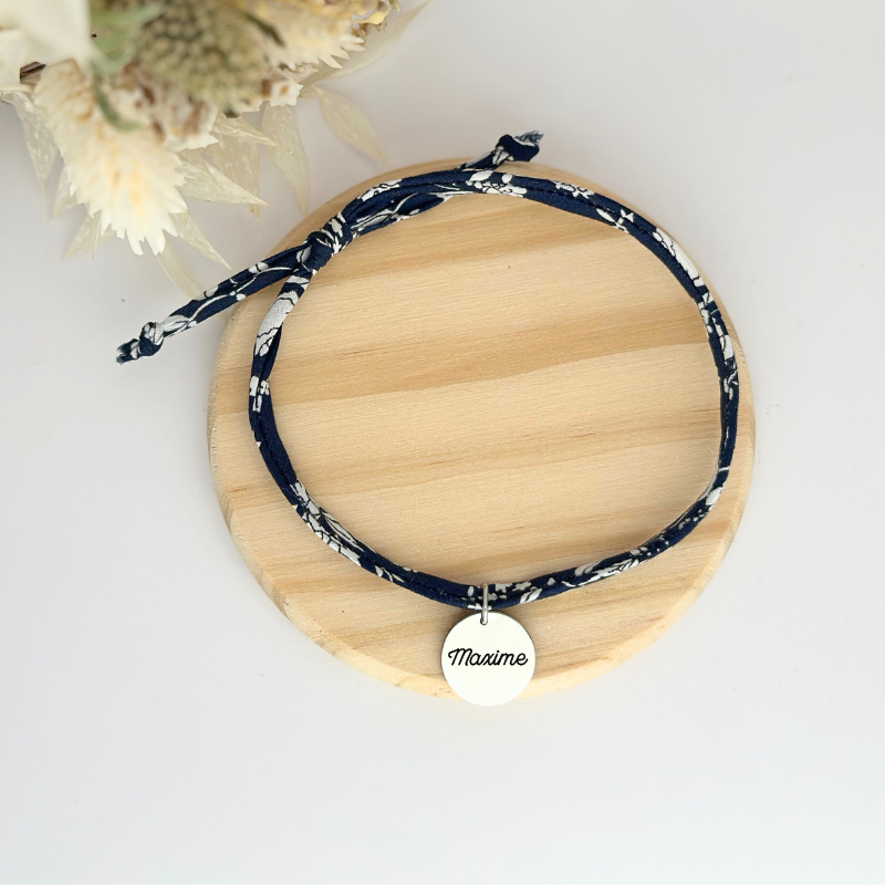Bracelet Liberty – Nuit Fleurie Argent