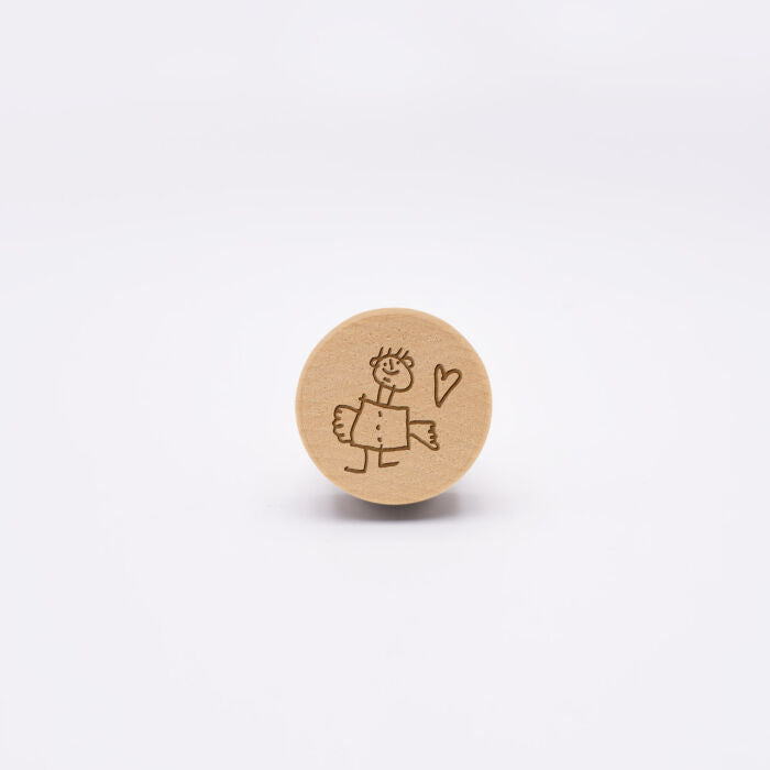Bouchon de bouteille personnalisé bois gravé