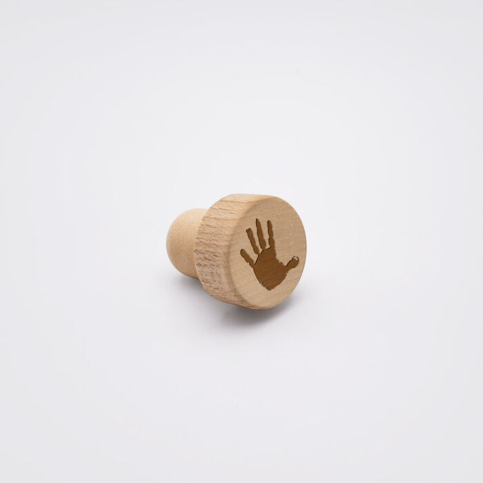 Bouchon de bouteille personnalisé bois gravé