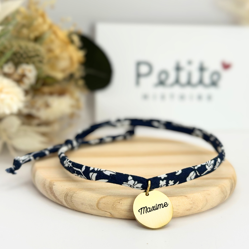 Bracelet Liberty "Nuit Fleurie" – Plaqué or