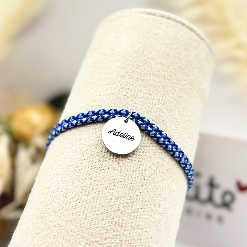 Bracelet double cordon - Ocean Steel "Argent"
