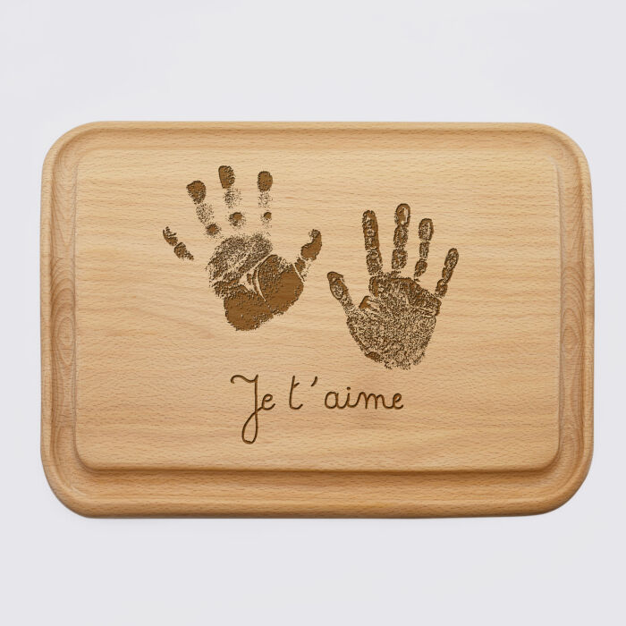 Planche à découper cuisine personnalisée bois