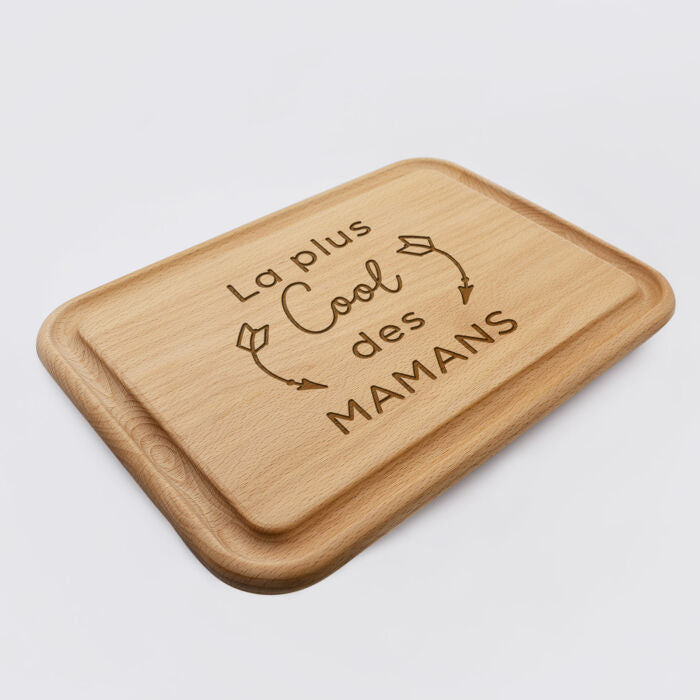 Planche à découper cuisine personnalisée bois