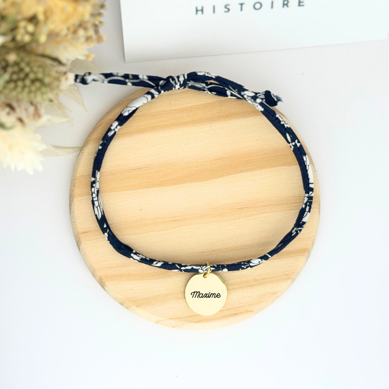 Bracelet Liberty "Nuit Fleurie" – Plaqué or