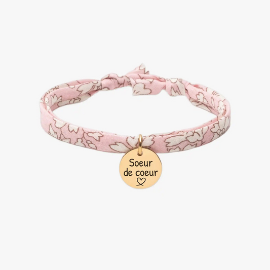 Bracelet Liberty - Rose poudré