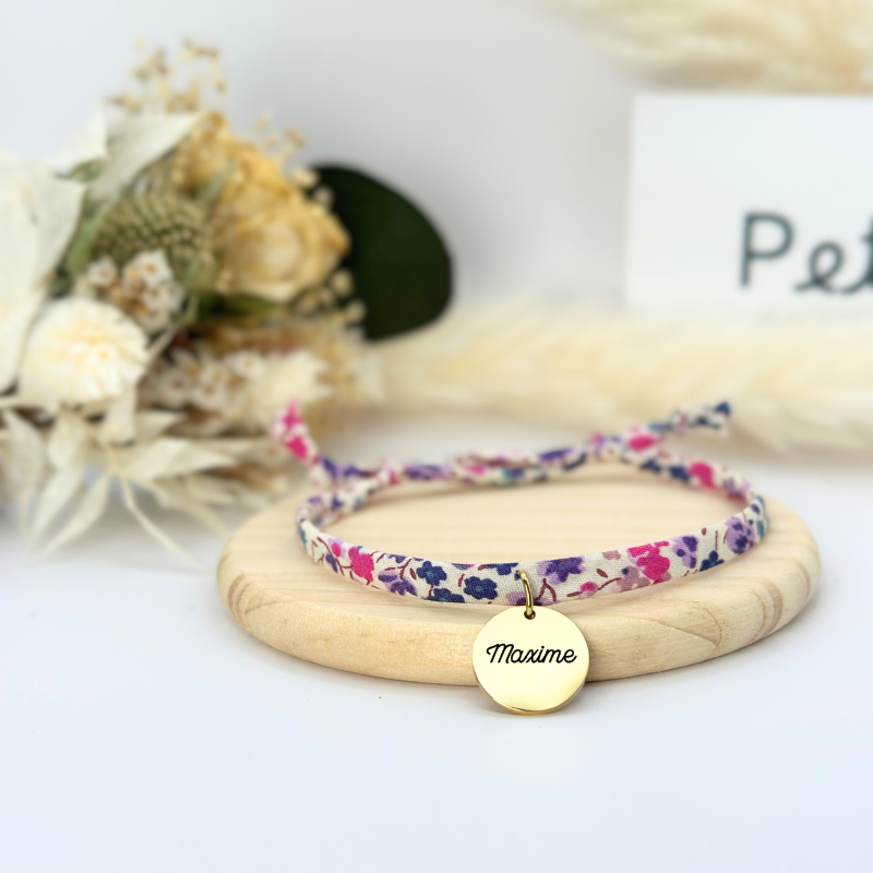 Bracelet Liberty Pivoines – plaqué or
