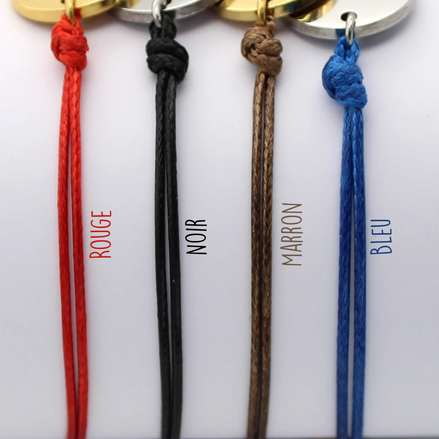 Bracelet Médaille À Deux Trous